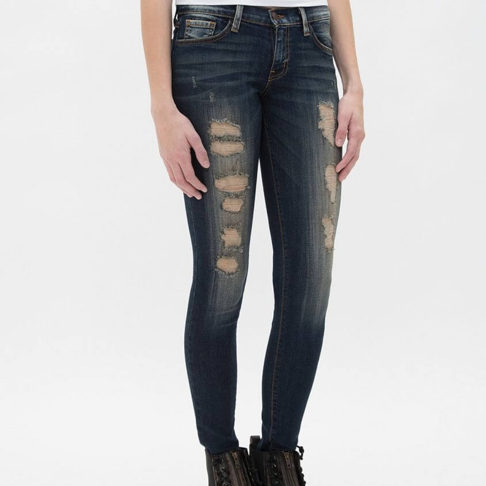 Flying Monkey Low Rise Distressed Skinny Jean - Picture 6 of 8